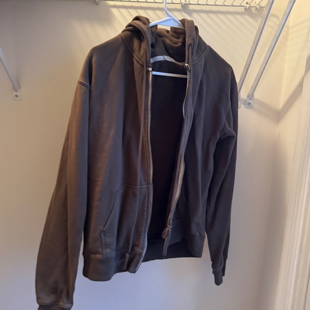 JOHN GALT army green zip up hoodie